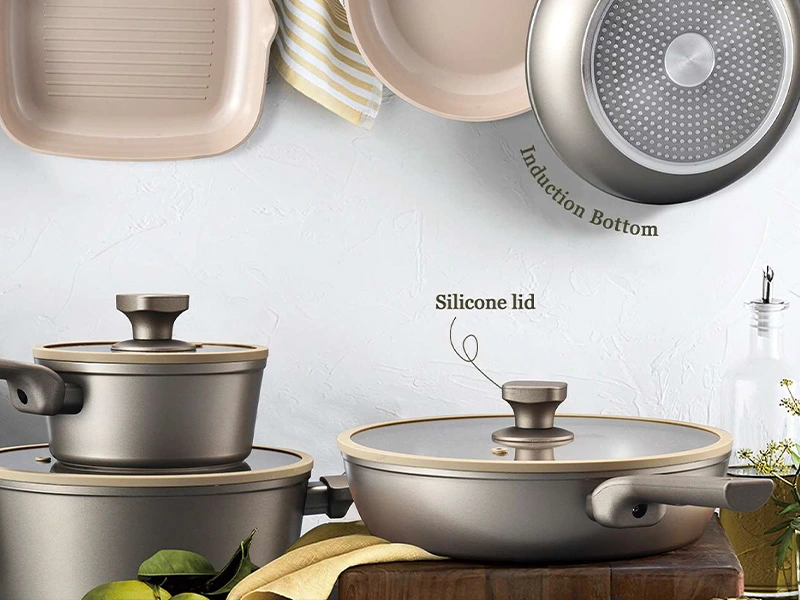 ¿Qué material es bueno para las sartenes antiadherentes?