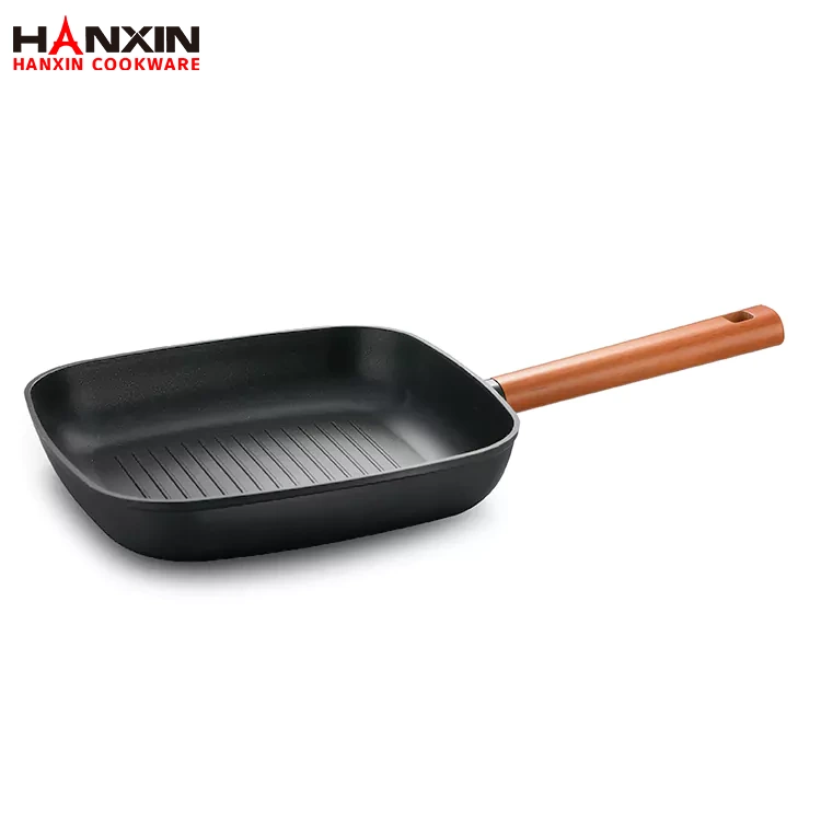 Sartén con parrilla inferior de inducción de cerámica de aluminio