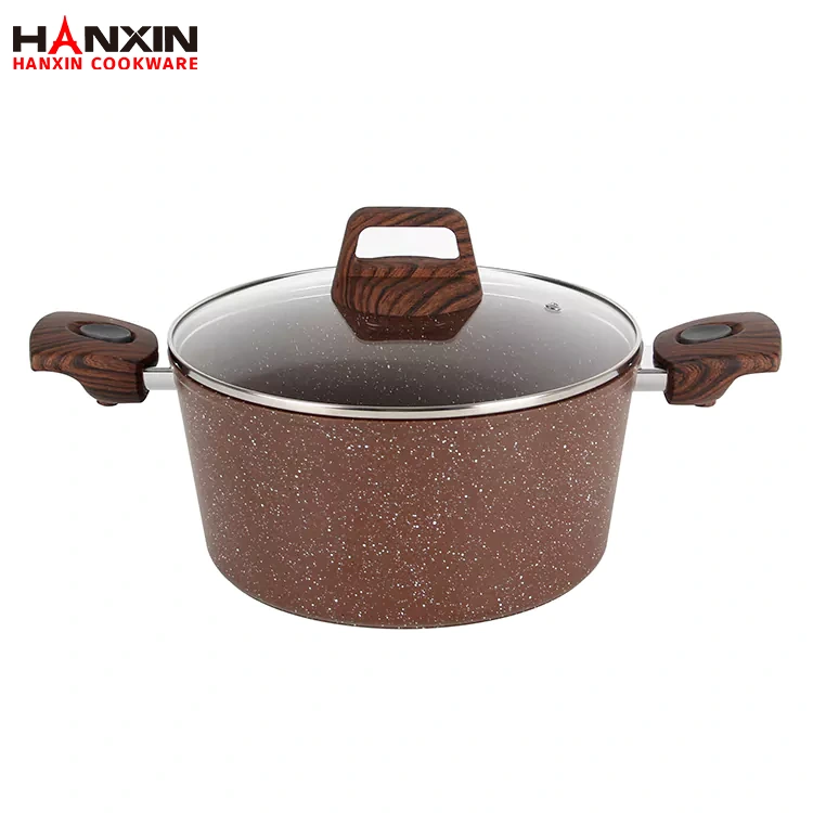 Horno holandés con revestimiento de mármol cerámico de aluminio