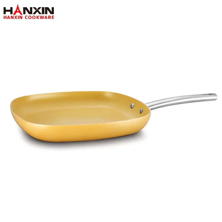 Sartén para parrilla de cerámica prensada de aluminio