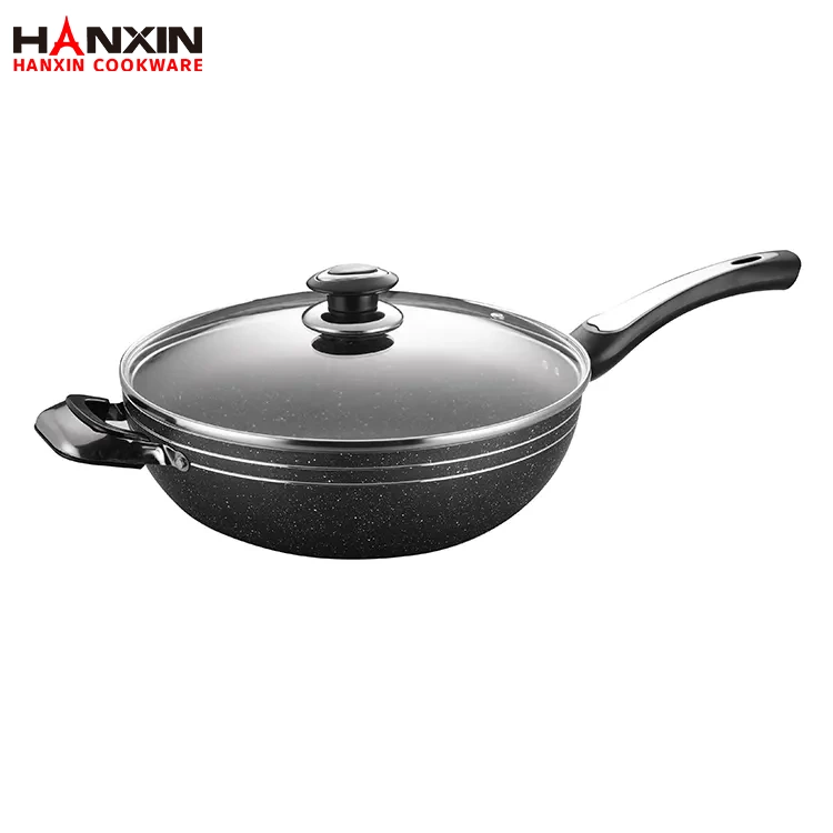 Aluminum Pressed Non-Stick Deep Fry Pan